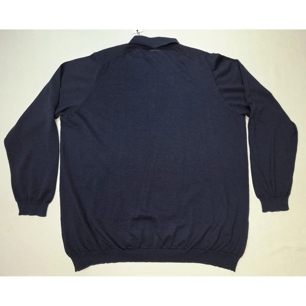 NEW Adidas Sweater Mens  2xl‎ Adipure Wool Golf Pullover Polo Long Sleeve $140